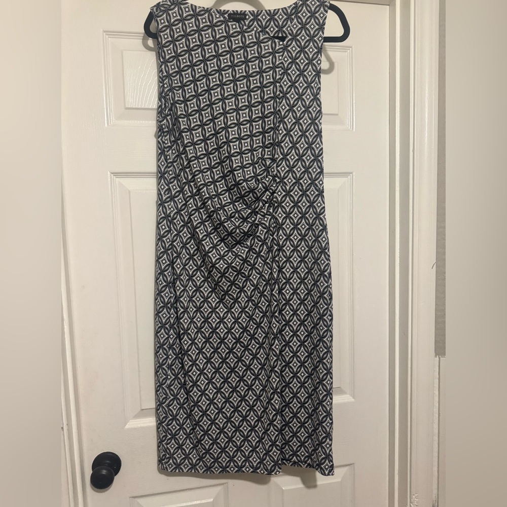 $13 Friday Talbots Black and White Diamond dress